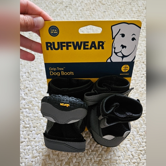 RUFFWEAR 2.5in Grip Tex Dog Boots Set Of 4 NIB - Picture 2 of 4